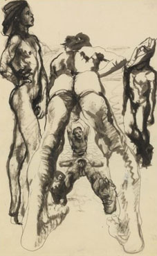 Study for bathers