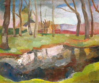 Paysage au bord de riviere