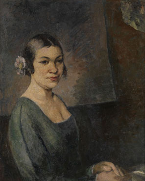 Portrait of the artist`s wife