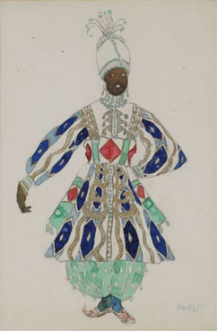 Costume design from Aladin ou la lampe merveilleuse