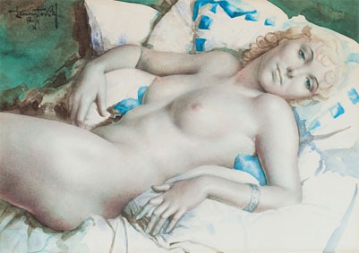 Reclining nude