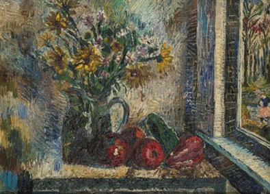 Still life with fruit and vegetables