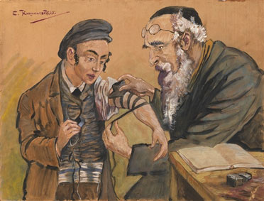 Putting on Tefillin