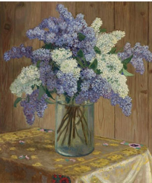 Still life with lilacs