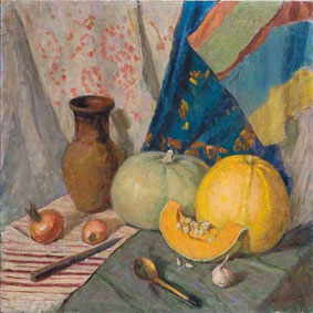 Still life with pumpkin