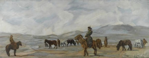 Mongolian horsemen