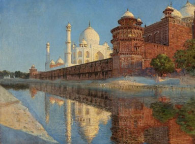 The Taj Mahal, evening