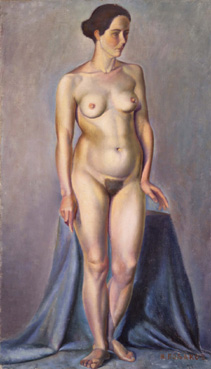 Standing nude