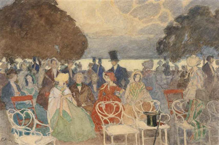 A garden party