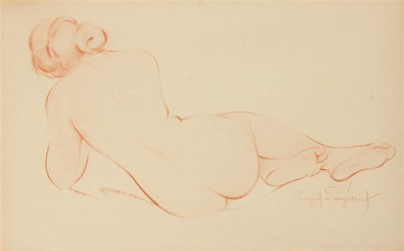 Reclining female nude