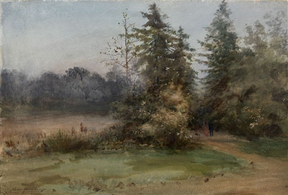 Landscape with two figures