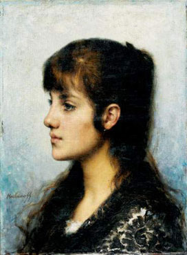 Portrait de jeune fille