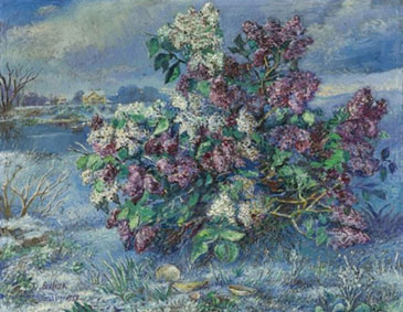 Lilacs in the Hamptons