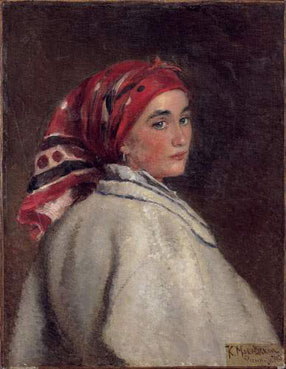 Jeune paysanne de la Petite Russie