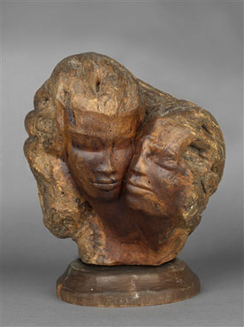 Two female heads