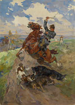 Huntings scene