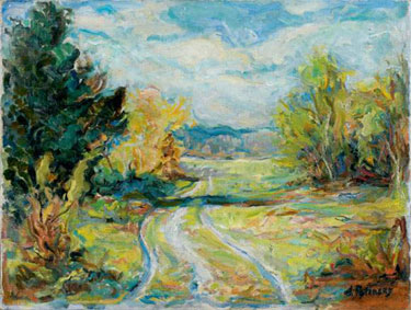 Paysage au chemin