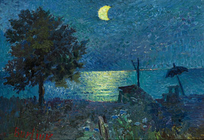 Sea at night