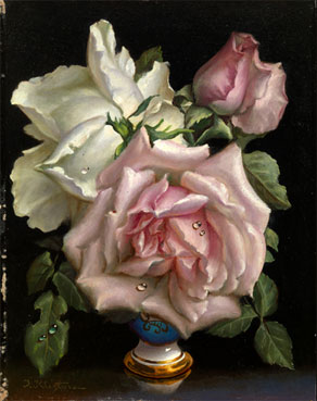 Pink and White Roses