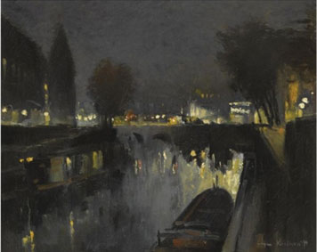 The Seine at night