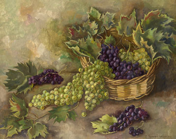 Still life with grapes