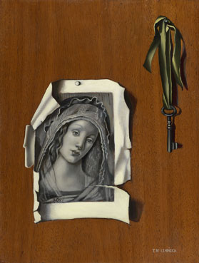 A Trompe-l`oeil Painting with a Botticelli