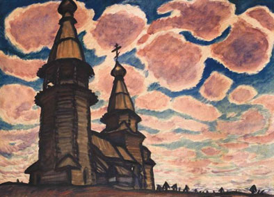 Wooden church in Arkhangelsk