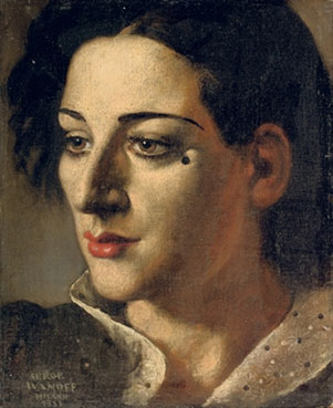 Woman with a beauty-spot