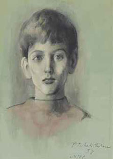 Portrait of the young Obolensky