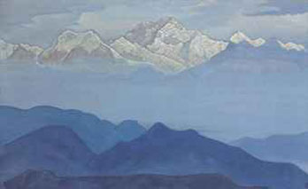 Himalayas from the Sikkim series