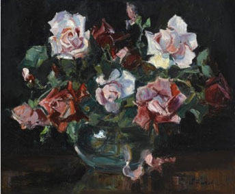 Still life with roses