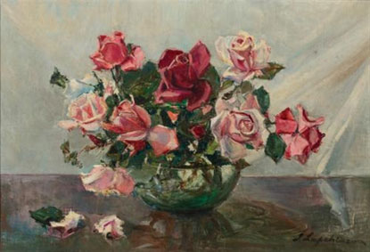 Roses in a bowl