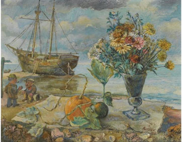 Still life on the beach