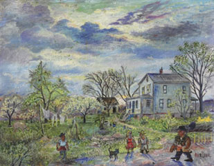 Village scene