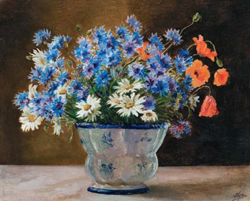 Still life with field flowers