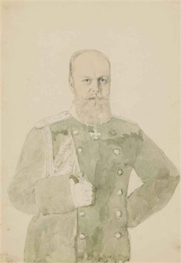 Portrait of Emperor Alexander III (1845-1894)