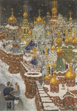 The Kremlin in winter