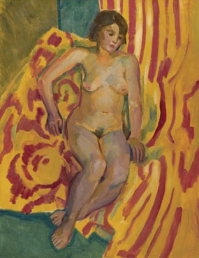 Seated nude