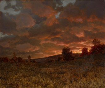 Landscape at sunset