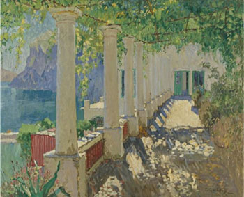 Sunlit terrace, Capri