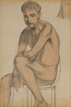 Seated boy