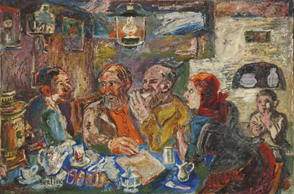 Peasants at a Table (Russian Tea Party)