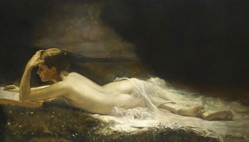 Reclining nude