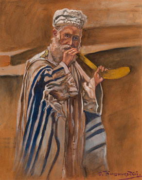 A Shofar Player