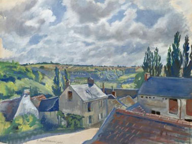 View over the rooftops