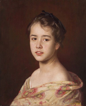 Portrait of a young lady