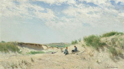 In the dunes