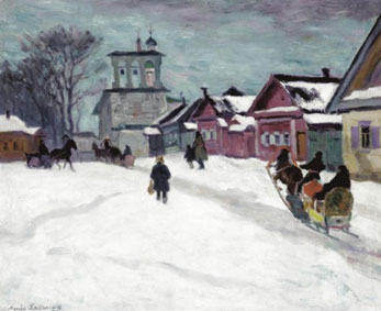 Російське село взимку
