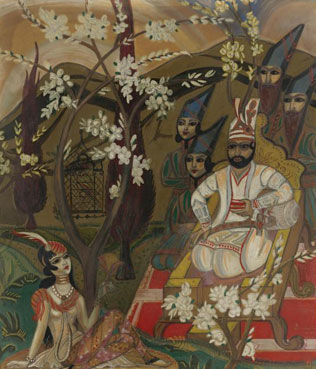 Oriental scene