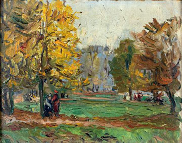 Paris, vu du Bois de Boulogne